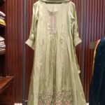Pista Green Floral Elegance Suit
