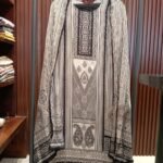 Elegant Cream & Black Printed Kurta
